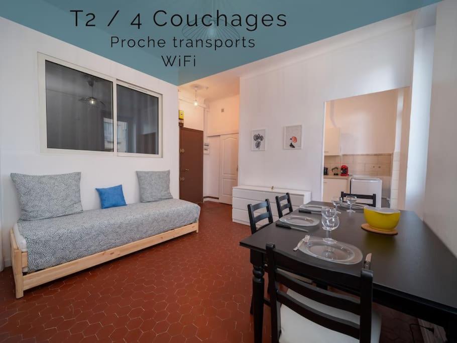 Appartement Tout Equipe 4 Couchages Belle De Mai Marseille Extérieur photo